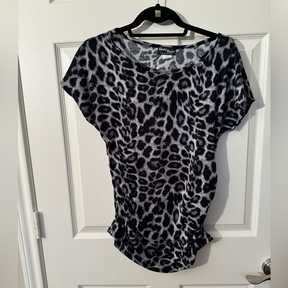 Rachel Rachel brand Leopard Shirt L